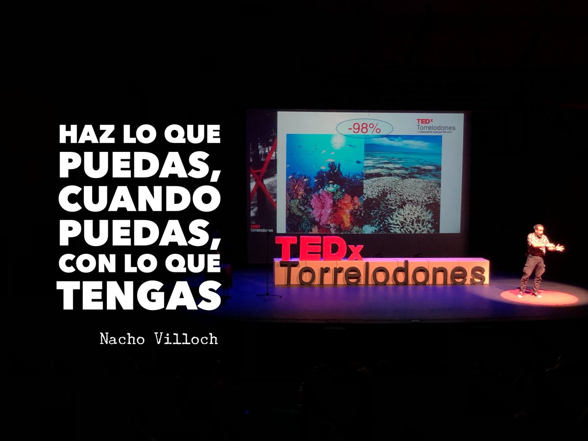 Los mismos seres humanos que han sido gran parte del problema, debemos ser gran parte de la solución. 

“Haz lo que puedas, cuando puedas, con lo que tengas.”

#TEDxTorrelodones