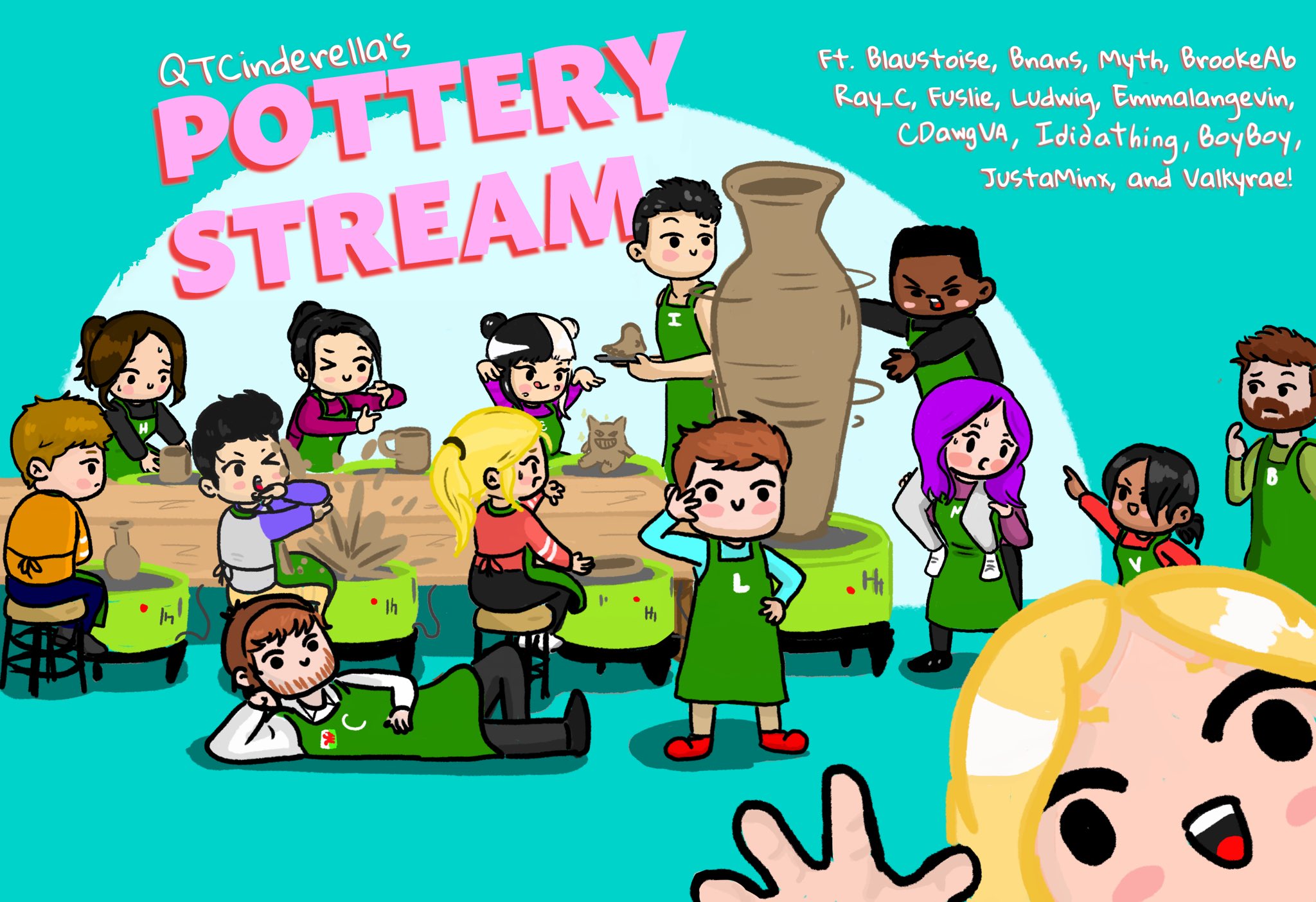 QTCinderella on X: POTTERY LIVE IN A FEW HOURS. We've added some