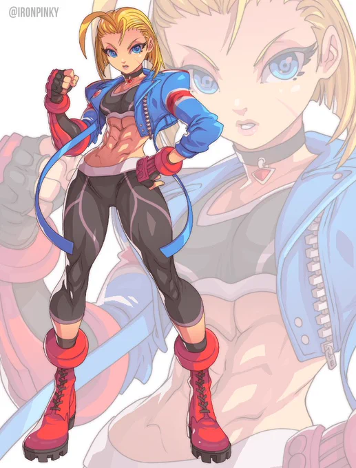 Here's my take on SF6 Cammy. My initial thoughts on the character leak were super positive. I do miss Cammy's ponytail though :( they seem to have replaced it with belt buckles which is kinda creative haha #streetfightervi #streetfighter6 #edwinhuang #cammy #cammywhite 