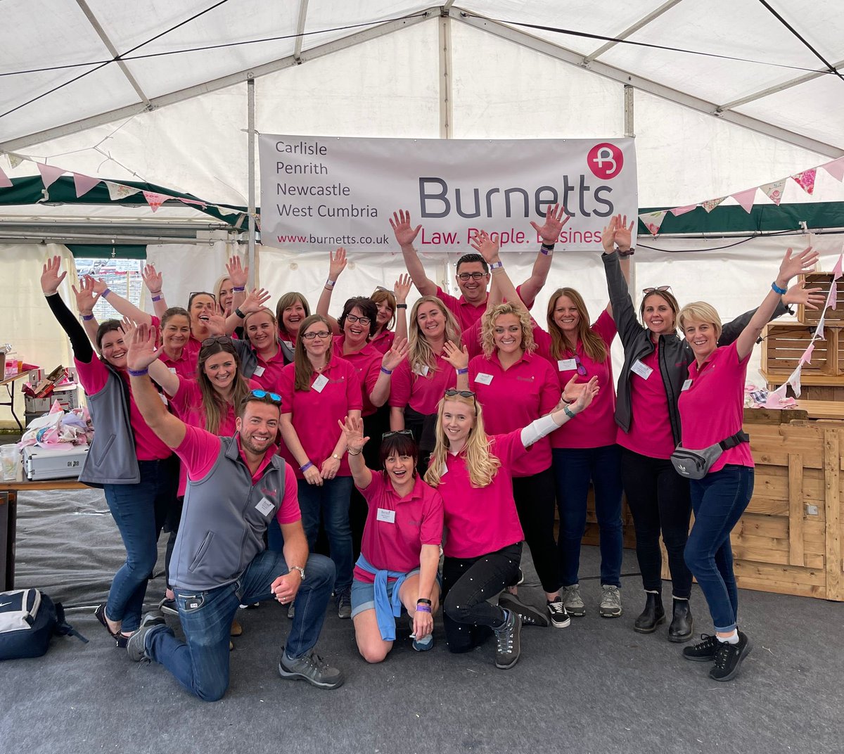 PbrownNeuro's tweet photo. Fantastic day at #CumberlandShow today with guests and friends of @BurnettsLegal Here is our fantastic #Burnetts team #BetterWithBurnetts #BurnettsForBusiness https://t.co/q3bnRGxgfg