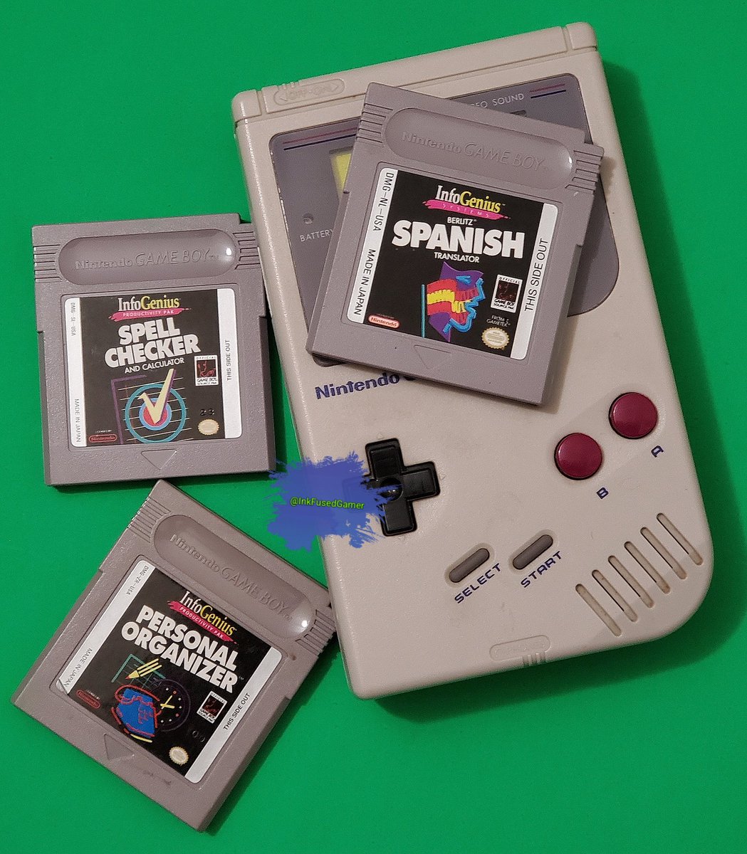 InkFusedGamer's tweet photo. That time the Gameboy was marketed as a PDA...
#InkFusedGamer #GameBoy #PDA #Nintendo #InfoGenius #SuperSaturday https://t.co/o2KneNIcz1