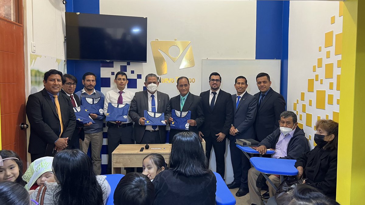 DanielGuimac's tweet photo. Hoy Inauguramos un nuevo “Espacio NT” en la iglesia “Los Ángeles” -DM Santa Luzmila de @AdventistaMiCOP 
A fin de preparar a más estudiantes de la Biblia para el encuentro con Jesús @presidenciadsa @BogerJr 
@NuevoTiempoPeru 
@jaredbarenechea @rembertosarzuri @EscBiblicaNT https://t.co/e1Y4iLXA0Y