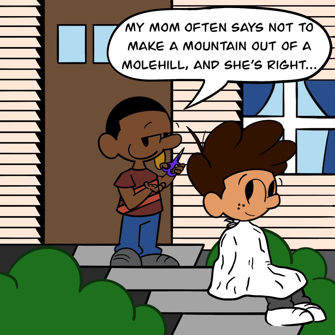 _Knuckleheads's tweet photo. Mountains outta molehills. 
#funny #comics #webcomic https://t.co/3kmtc2Y3kr