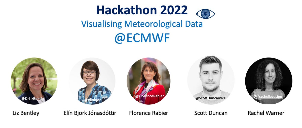 beckyhemingway9's tweet image. Looking forward to the Show &amp;amp; Tell @ECMWF
 #VisMetHack Hackathon 2022, Sunday 12 June 2022 at 2.30pm

Watch the live stream: ecmwfevents.com/i/c7938e89-f97…

Amazing judges: @FlorenceRabier @DrLizBentley
@ScottDuncanWX @elinbjon @rachelbdesign