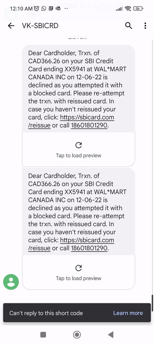 jitenganatra's tweet photo. @SBICard_Connect Thanks @SBICard_Connect  Please look into this asap, again there is fresh attack on my card. Sharing screenshot https://t.co/5tlMxNdrrA