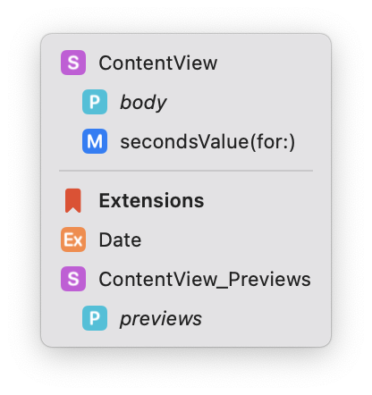 AsceticMonk's tweet image. In Xcode 14, the "// MARK: -" annotation shows up as a red bookmark. #Xcode14 #WWDC22
