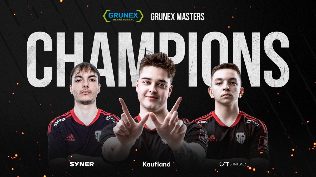 WE'VE DONE IT! 🥇 #SINRL ARE YOUR GRUNEX MASTERS CHAMPIONS! 🏆

#WEARESINNERS