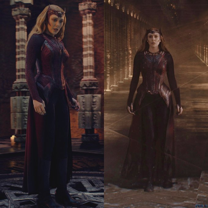 Wandasariel's tweet photo. If using Darkhold bad then Why so sexy??

#ScarletWitch #MultiverseOfMadness https://t.co/xr2vsvJDjA