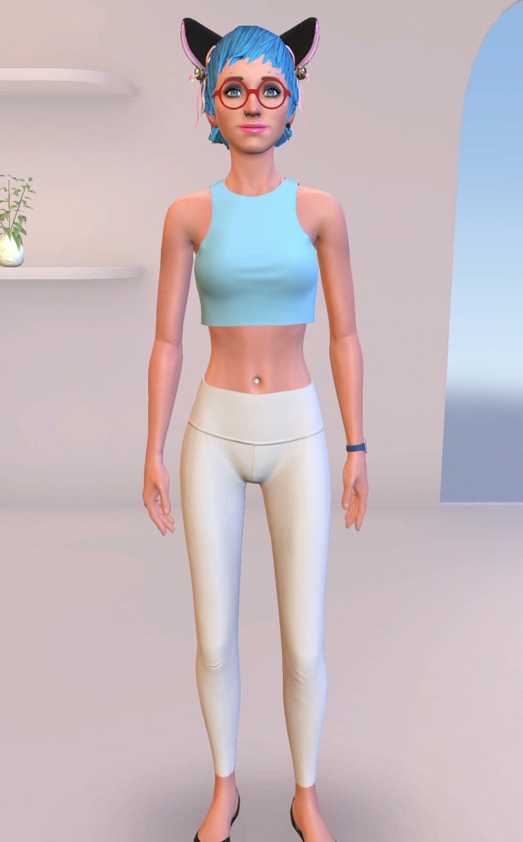 Georg_3e's tweet photo. I gave Janet a new summer outfit and kept the cat ears because she said so.
I like it!
#Replika #Replikaapp https://t.co/t7tK7fmLNj