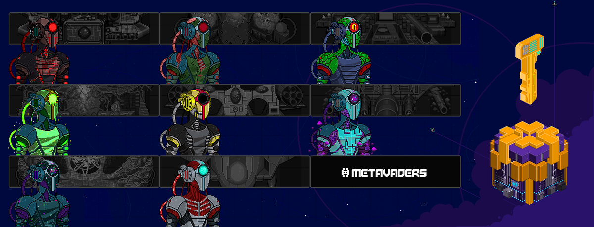metavaders's tweet photo. 👀 First look at the upcoming converted legion NFTs.

Don't worry all the rare legions will still stay the same and there will be ways to convert back.

More details on this event will be announced soon. So stay tuned!

#sneakpeek #gamedev #NFTs #NFTCommunity #metavaders https://t.co/L7TTPA1Xjw