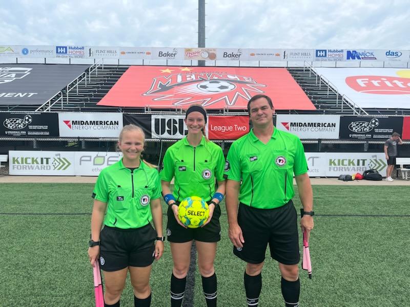 Girls game is about to kickoff! Here are your squads and officials! <a href="/MenaceSoccer94/">Des Moines Menace</a>