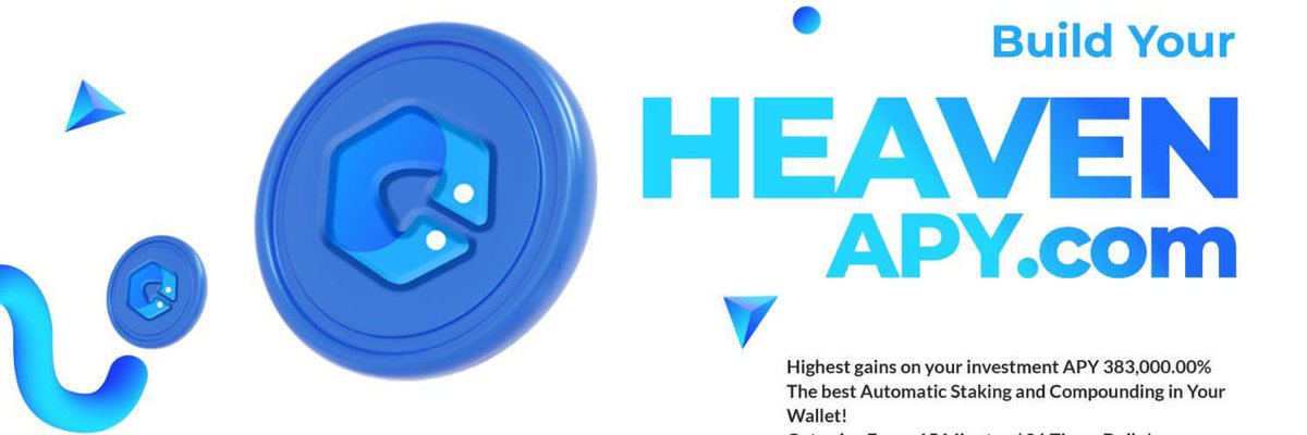 Announcing are collaboration with <a href="/HeavenAPY/">HeavenAPY I $HV</a> 

Heaven APY $HV SAFEST Auto-Staking &amp;
Auto-Compounding Protocol In Crypto

pinksale.finance/launchpad/0x29…

The Closed Liquidity will be 51% for  5 years

dApp is fully live &amp; functioning!✅
app.heavenapy.com #staking #APY #BSCGems #BNB