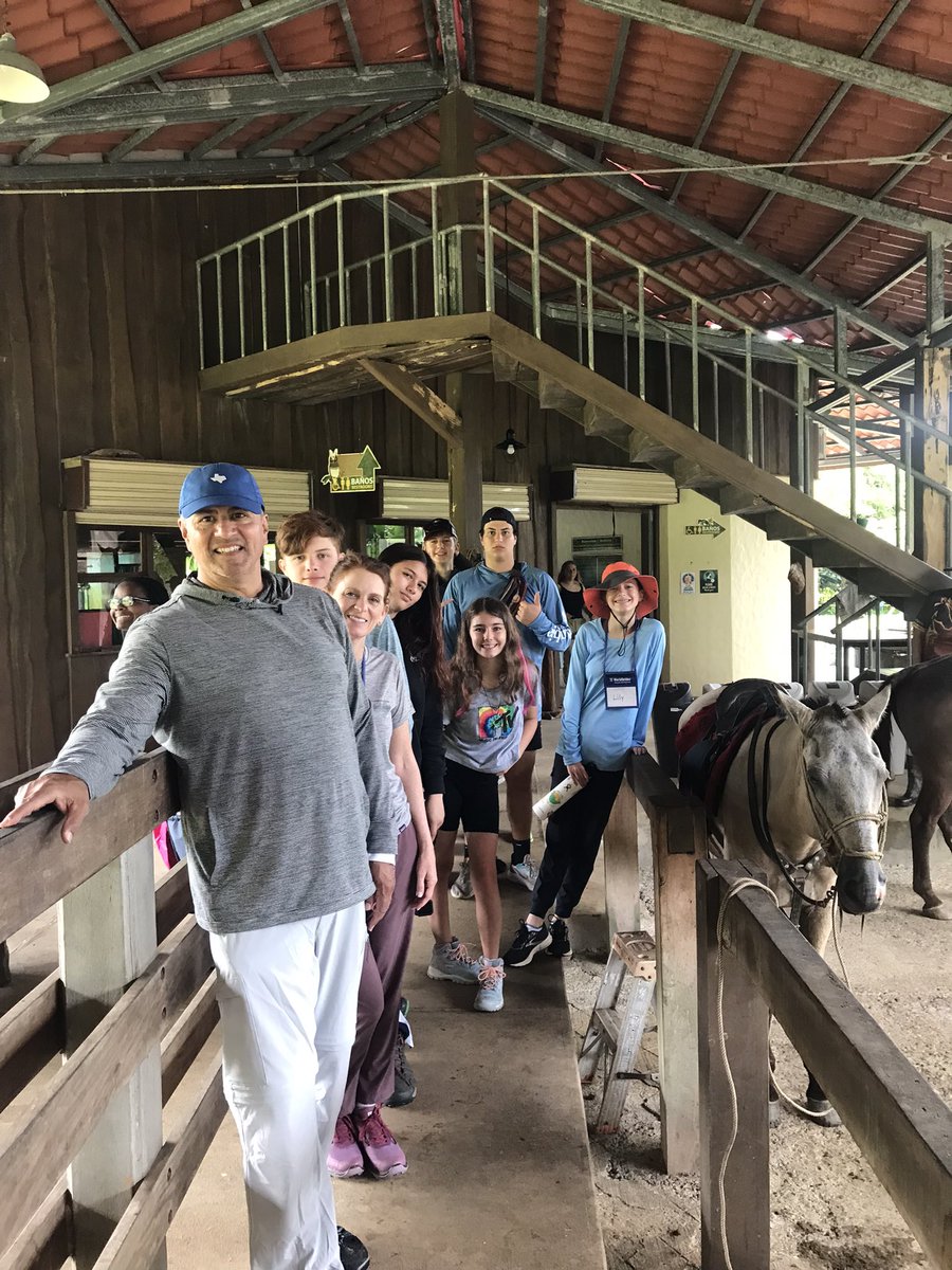 Sci8Mrsjp's tweet photo. Exploring Costa Rica with students from WSMS. Horseback riding on the beach/rain forest was amazing. We saw monkeys in the trees as we were on our trail. https://t.co/yCKbupdRZq