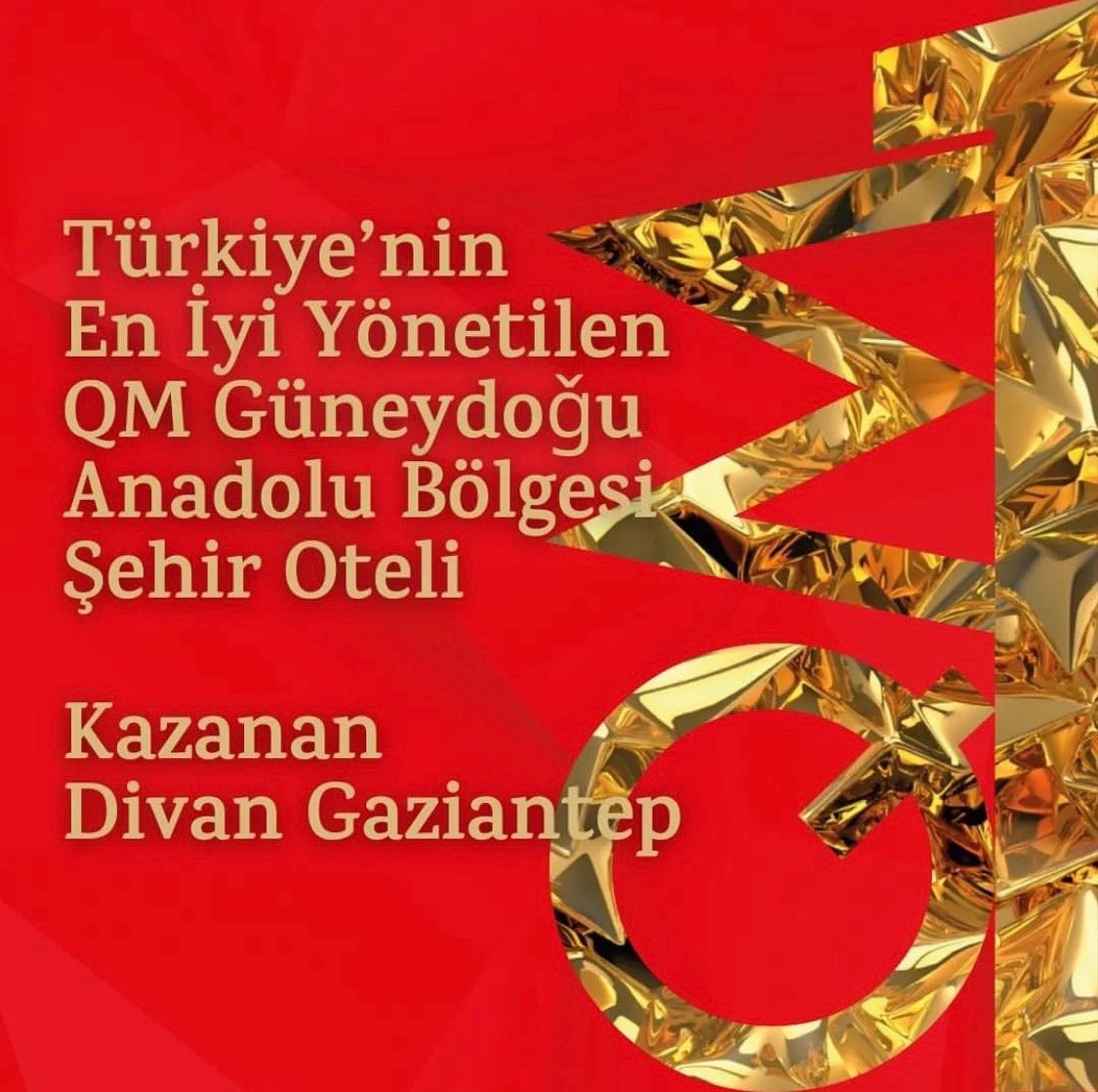 Mete Akcan (@meteakcan) on Twitter photo 2021 yılı Türkiye’nin en iyi yönetilen QM Güneydoğu Anadolu Bölgesi Şehir Oteli son üç yılda olduğu gibi bu yılda Divan Gaziantep otelimizin oldu. Toplamı beş olmak üzere son dört yılda bu başarıyı yöneten genel müdürümüz Mühlüm Şen olmak üzere tüm ekibi kutluyorum. <a href="/muhlum/">muhlum sen</a> 2021 yılı Türkiye’nin en iyi yönetilen QM Güneydoğu Anadolu Bölgesi Şehir Oteli son üç yılda olduğu gibi bu yılda Divan Gaziantep otelimizin oldu. Toplamı beş olmak üzere son dört yılda bu başarıyı yöneten genel müdürümüz Mühlüm Şen olmak üzere tüm ekibi kutluyorum. <a href="/muhlum/">muhlum sen</a>