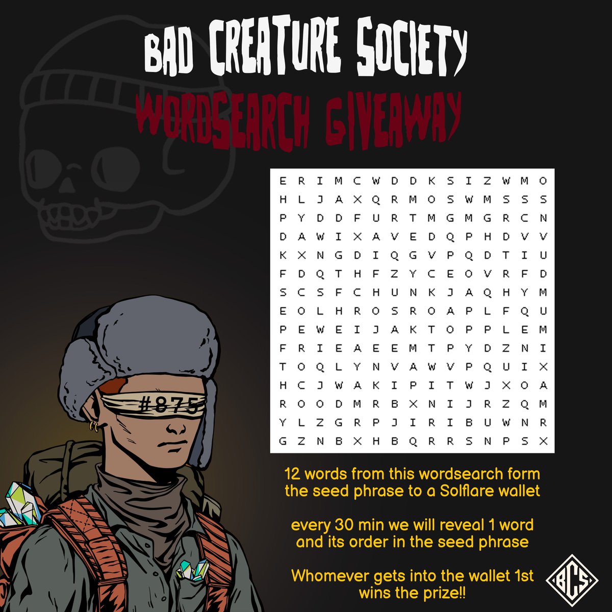 PurpleStoke's tweet photo. GIVEAWAY STARTS NOW

I'LL BE IN THE @badcreatureSOC discord dropping hints and chatting

If we get enough people we might play a game of Bullshitters too..

https://t.co/rEBTMGIro6
Wallet loaded up with 312 $CRTR ... https://t.co/OqubA4Jrj0