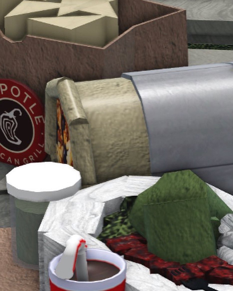 Froggyplayzz's tweet photo. FULL CHIPOTLE MEAL! 🌯

Hello everyone!!! This is my FULL chipotle meal! It seems like you all really like the fast food meals! So I did another! 
Hope you all love it!! 🍚

@RBX_Coeptus @FroggyHopz_RBLX @BasicallyBlxbrg #bloxburg #bloxburghacks 🌯 https://t.co/xzoY8zLXwg