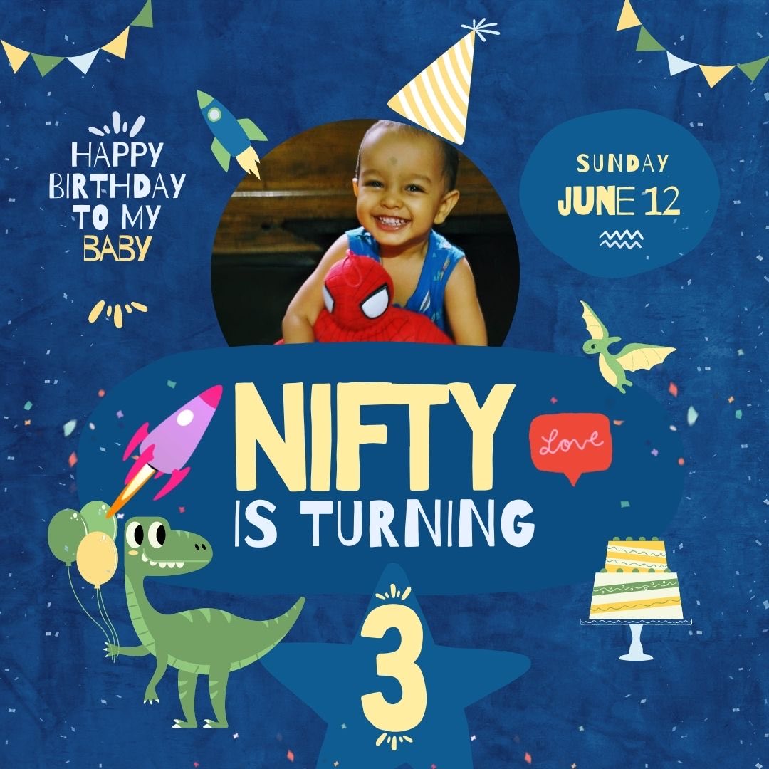 Happy birthday my son you are my strength !  #NiftyBirthday2022