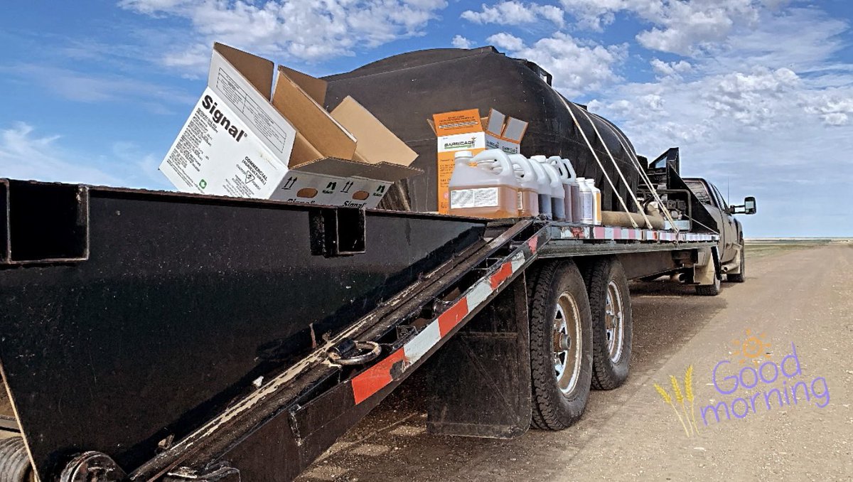 Only a couple hundred acres of wheat left to spray🌾