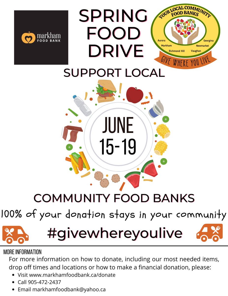 Markham Food Bank tweet media