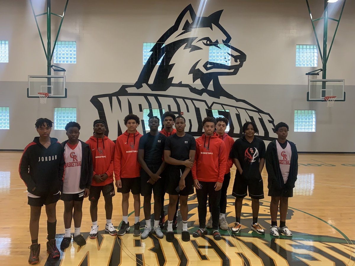 CRHS_Hoops's tweet photo. Thank you to @CoachTaeGibbs and @WSU_MBB for having us for a tour! #CRBB https://t.co/S14hRZyzfW