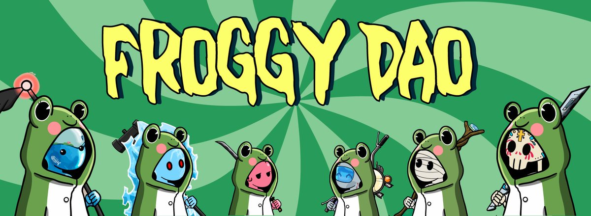 we got a new twitter banner made by our lovely member in <a href="/GhostfaceNFT/">GHOSTFACEKILLA</a>, thank you Fearel 🐸❤️

feel free to use this twitter banner hehe 👻🐸