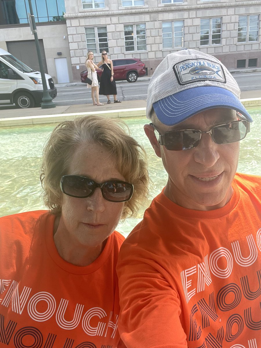 TobenDoug's tweet photo. At March For Our Lives Dallas this morning. Not sure how to end shootings in schools and other public places, but we can’t let it become an accepted normal. #MarchForOurLives @laurie_toben https://t.co/nIDyxwKzLb
