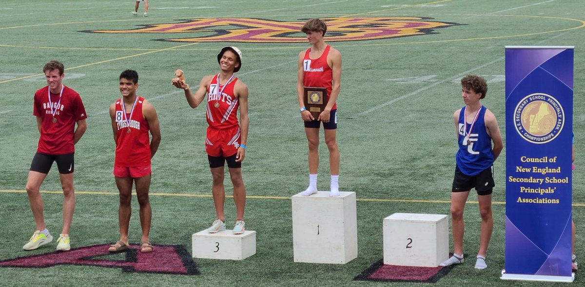 TyngsboroTrack's tweet image. 🎉⏱️School Record Alert🔥 Max Gregoire lowers his own school record by over 2 seconds (New Record: 1:54.14) and places 4th in the 800m at the New England Interscholastic Championship. On to the Nationals! @tyngtigersports @TyngHighPrin #tpsprepares