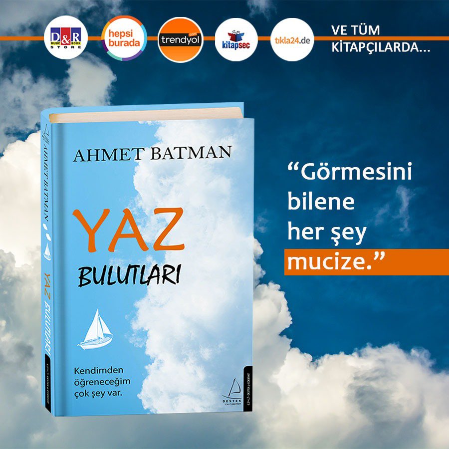 AveBAveB's tweet photo. 14 Haziran’da beraberiz ⛵️
Yaz Bulutları☁️⛅️🌤 https://t.co/8xHSt3sVAP