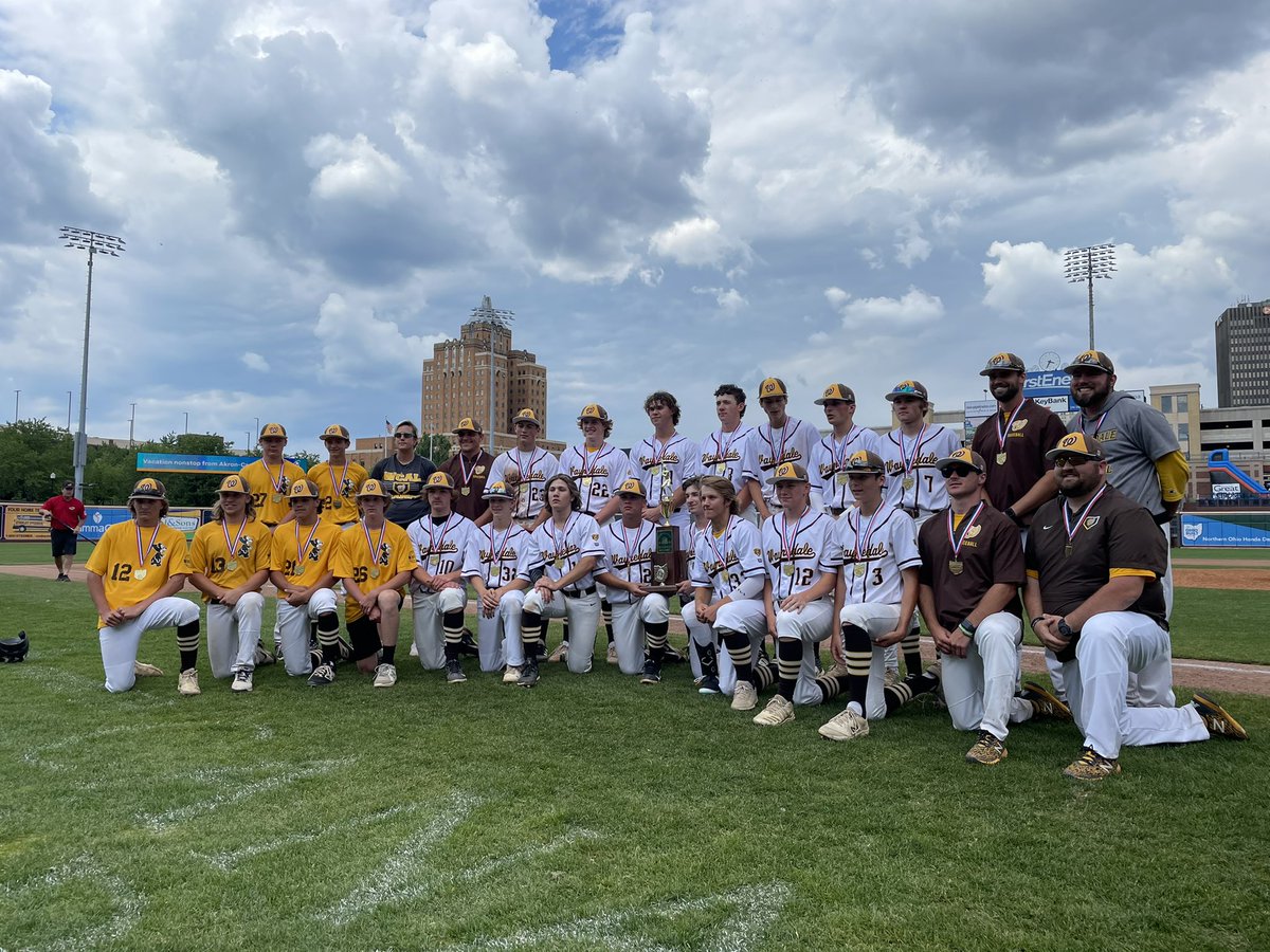 🏆⚾️ #OHSAA DIVISION III BASEBALL CHAMPIONSHIP: Apple Creek Waynedale scores in extra innings and defeats Edison 2-1, winning its first baseball state championship in school history!

<a href="/WaynedaleBSB/">Waynedale Baseball</a>