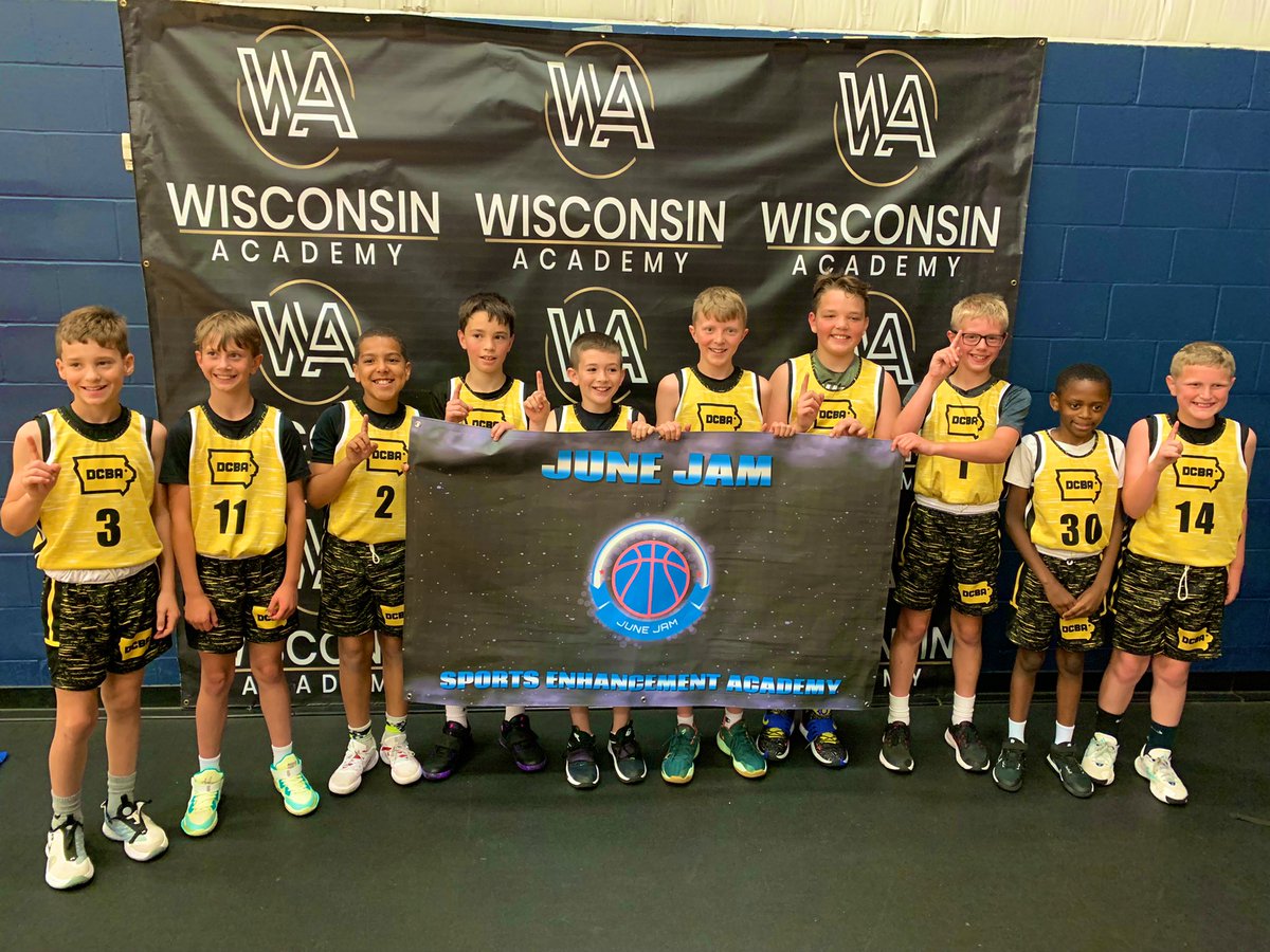 SEAJuneJam's tweet photo. Congratulations to 11U @AcademyDubuque for winning the 2022 #SEAJuneJam Championship‼️🥇
@SEAFacilities
#Champs #JuneJam https://t.co/8HHELYBh5f