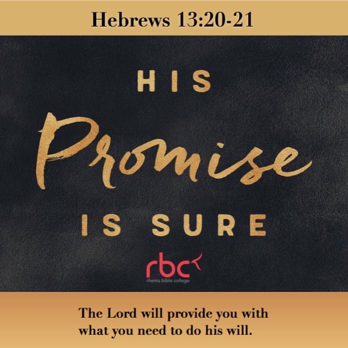 RhemaRBC's tweet photo. HIS promise is sure 🙌 #RBC #daily #devotional https://t.co/bbox1hQzxC