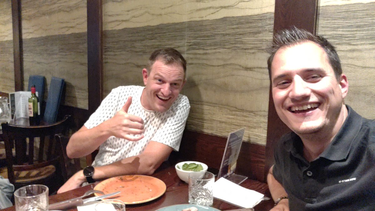 JPJJansen's tweet photo. It's a blast. Ending the #ScottischSummmit2022 with (way to many) great food and beers together with @BurgerhoutJ. See you next time! https://t.co/iVJIUmaJxW