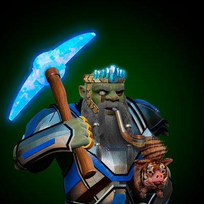 Craigtheplague1's tweet photo. @reverse_visuals Help us fight the orcs! Come grab a dwarf and battle pig and help us fight for solania! Your Solanite awaits! ⚒ @solcraftgame https://t.co/JVwPy9dxmM