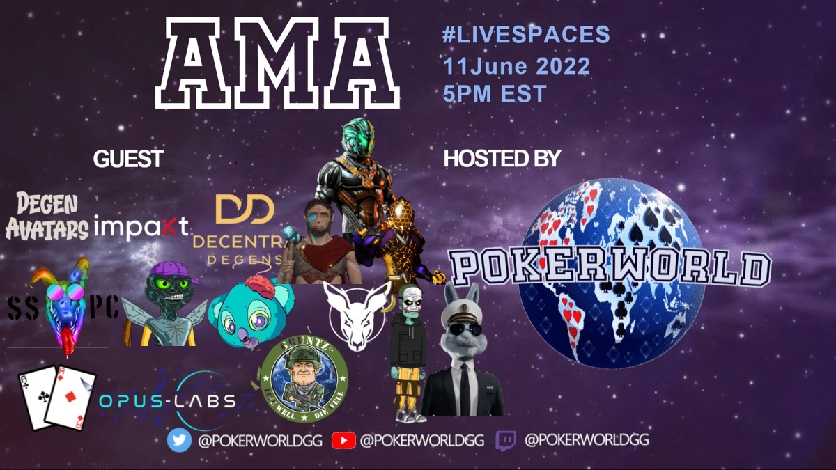 1 hour until our massive #AMA #SpacesHost #NFTCommunity 

x.com/i/spaces/1YpJk…