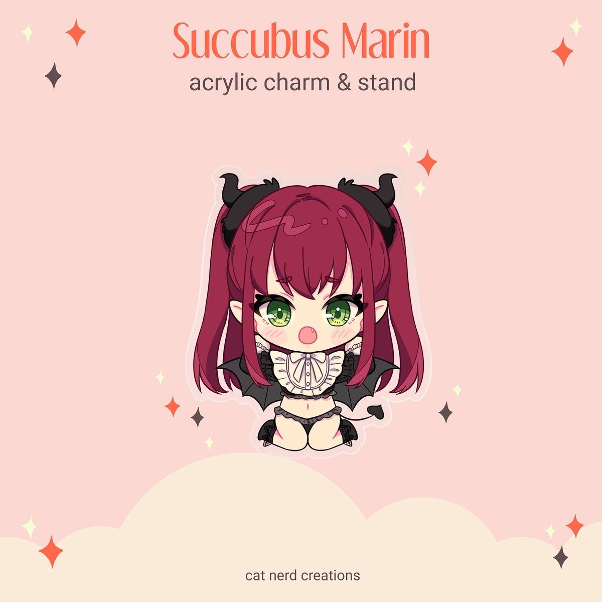 CatNerdCreates's tweet photo. ✨𝘚𝘶𝘤𝘤𝘶𝘣𝘶𝘴 𝘔𝘢𝘳𝘪𝘯✨

Best girl is now available in her Succubus cosplay! She is available as a phone grip, acrylic charm, and stand!💕✨

#mydressupdarling #mydressupdarlingcosplay #marin #marinkitagawa #kitagawa #kitagawamarin #succubus https://t.co/HKUQLbh73I