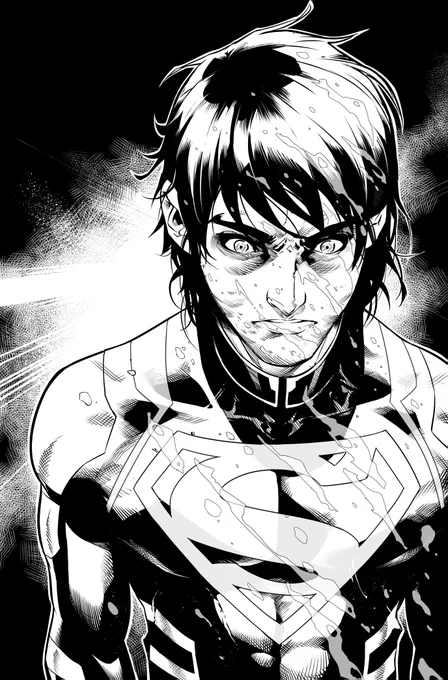 Precisely with a Superboy too, it was my debut as a regular artist in NEW 52 #dccomics  series (after of my digital comics run)... Curiously, the different Superboys have been very important in my career. :) 