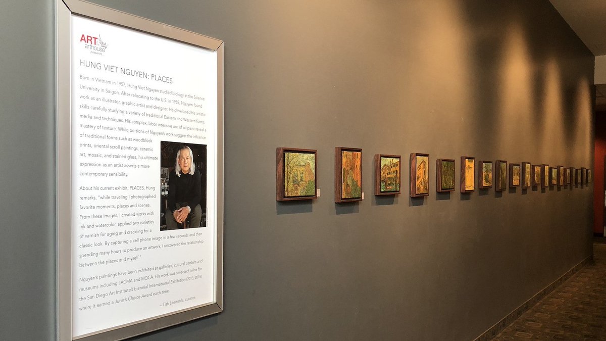 playhouse7's tweet photo. Our most popular artist, Hung Viet Nguyen @Hung4Art, will be deinstalling his beautiful artwork by June 17th.  So if you'd like to purchase a piece, but have been putting it off,  please come by the Playhouse as soon as possible! https://t.co/BGc7EU2y4r