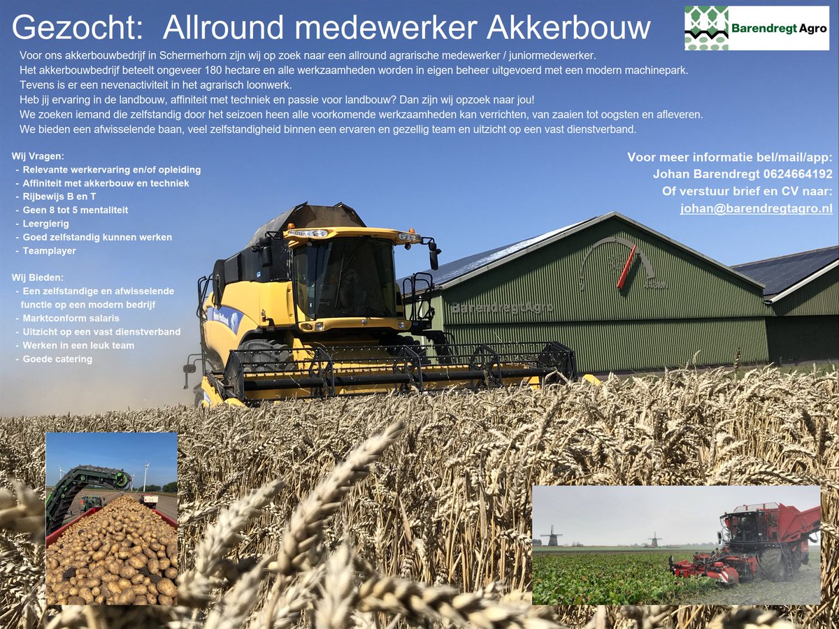 johanbarendregt's tweet photo. Boer zoekt personeel! 🚜🧑‍🌾

Delen wordt gewaardeerd!

#schermer #vacature #kansen https://t.co/wMsOBODAjs
