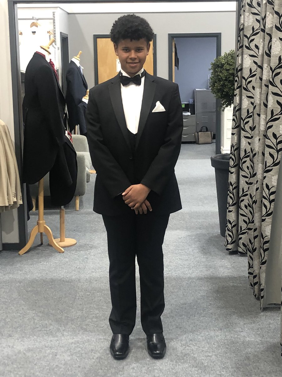 Not work 😊 …but one proud mama - Rafi trying in his suit for prom ❤️