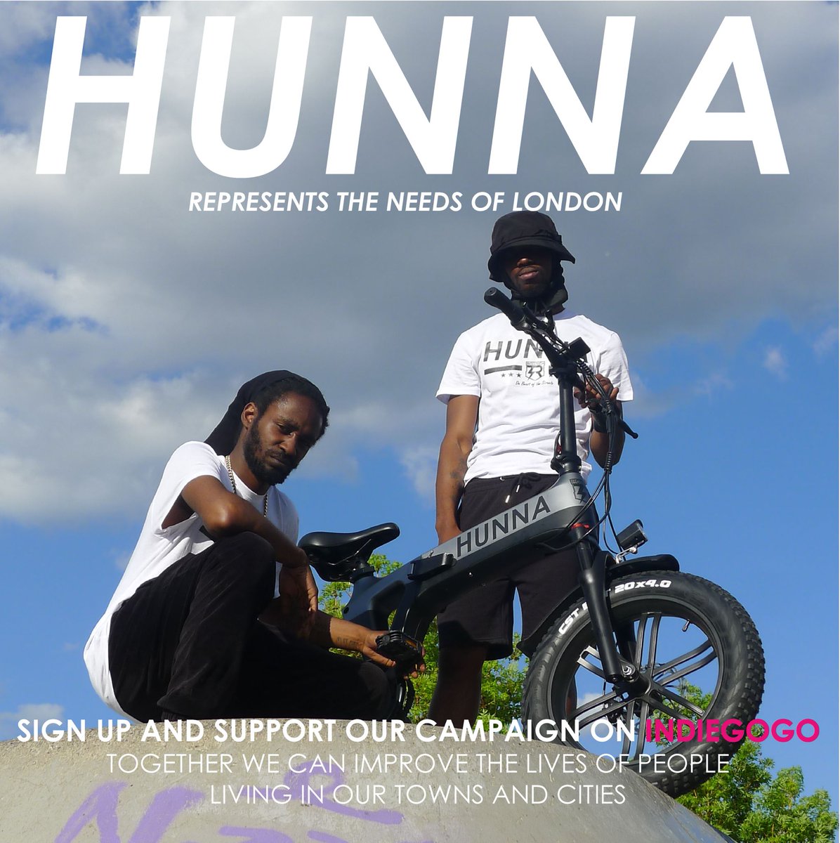 UniqueTalent_UK's tweet photo. By signing up to follow our campaign on @indiegogo you will help improve our engagement to ensure more people see our campaign and increase our chances of success
SHARE, SUPPORT AND JOIN HUNNA IN CREATING CHANGE!
#hunna #electricbike #London #micromobility https://t.co/1Gn1VYTxVk