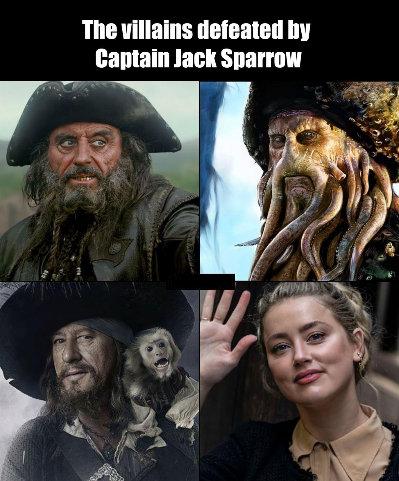 my uncle’s meme stash on Twitter "Latest addition to the villains defeated by Captain Jack