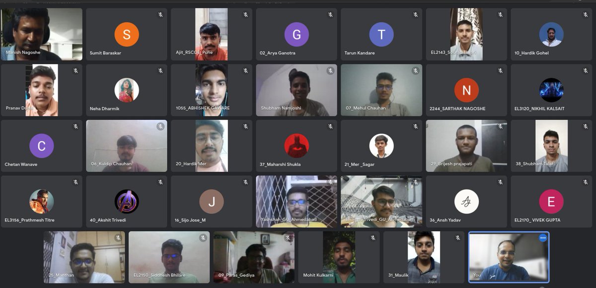 Our First Live Interaction with the White-Belt Ninjas of the #VlabsDev Community ! A lot excitement to learn new tech, tools and develop content for e-learning.