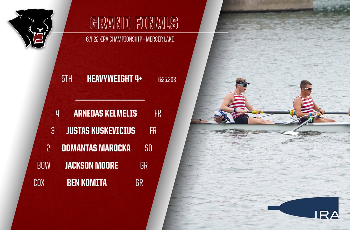 The Varsity 4+ concludes IRA's with a 5th place-finish!
