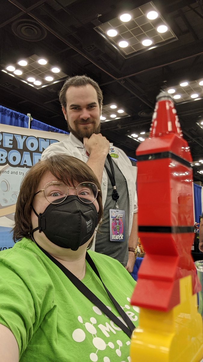 BeyondBoardGame's tweet image. Day two coming at you! Come hang at booth 836 and play a couple rounds of MECH with us!