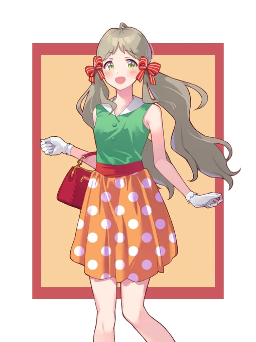なんかレトロっぽいロコ#ミリシタ #伴田路子 #6月5日はロコの日 #ロコの日 