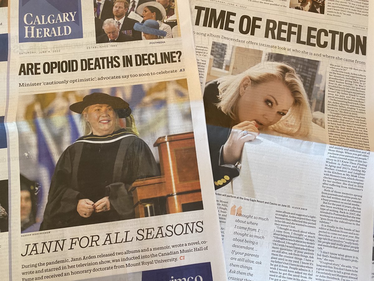 #MRU in the media |  Singer, songwriter, author and actor <a href="/jannarden/">Jann “stop live horse export” Arden</a> receives Honorary Doctor of Laws from MRU. Front page news in today's <a href="/calgaryherald/">Calgary Herald</a>!