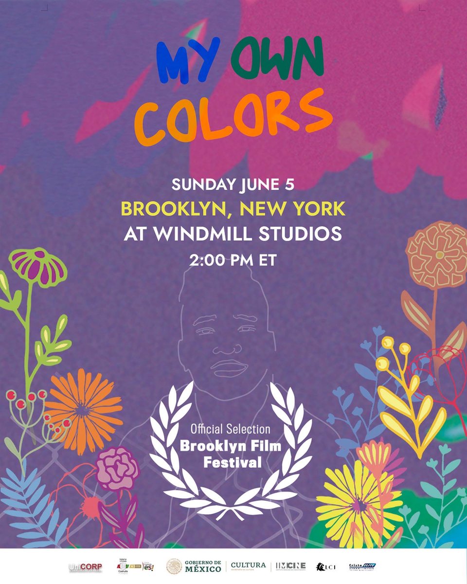 Brendaglopez's tweet photo. My short film “My own colors” will be playing @windmillstudiosnyc @brooklynfilmfestival tomorrow at 2:00 pm. Grab your ticket and check it out - join me in Brooklyn for an in-person screening or if you prefer to watch online in https://t.co/mk93fh8fpV 🇺🇸🗽📽🎞#BFF2022 https://t.co/wuYLfKJQ5Q