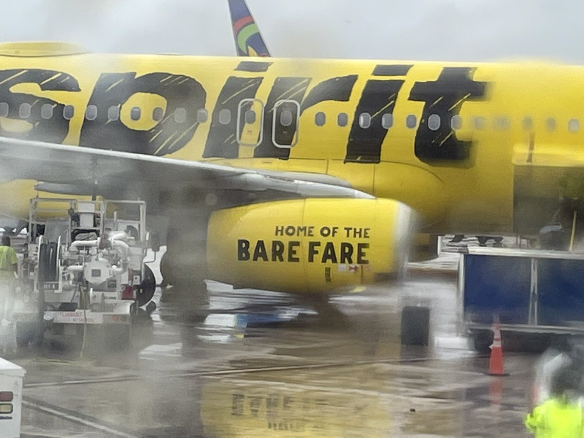 RitasAdventures's tweet photo. Flew @SpiritAirlines for the first time in 20 years. Here is my assessment. Buy a snack in the airport, carry an extra battery pack,  bring your iPad, and save about 50% (for us $1000) by choosing Spirit over Delta. Tap on the picture for my full assessment. #barefare #spiritair https://t.co/va9fapHkPR