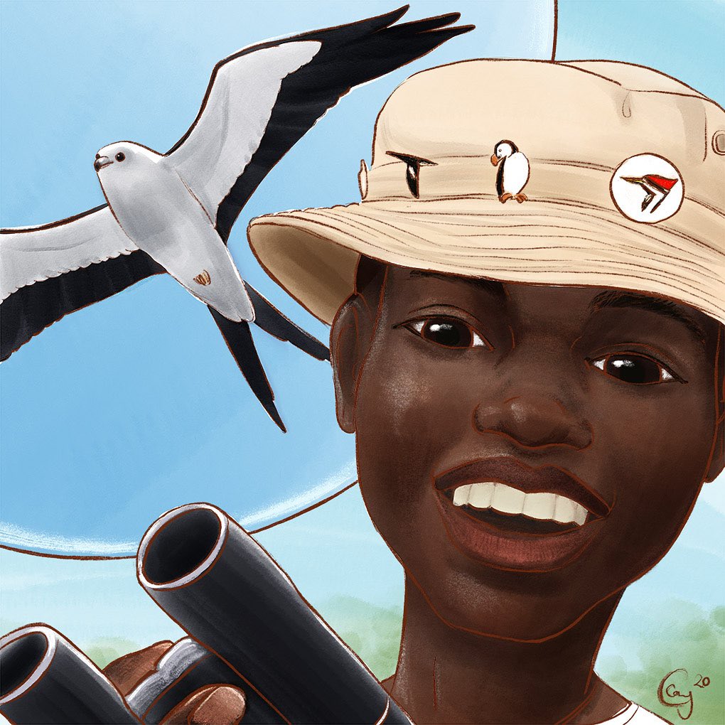 CaseyGirard's tweet photo. Isaiah Emmanuel Scott born and raised in Savannah, Georgia,is an avid birder,natural history illustrator,&amp;outdoor brand ambassador.He is a first year student attending Cornell university, majoring in Environment and sustainability,w/a focus on ornithology. #BlackBirdersWeek2022 https://t.co/W1rZYkOIeC