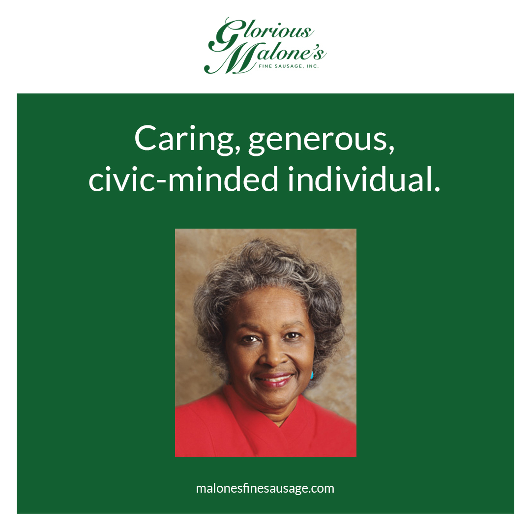 GloriousMalones's tweet image. In addition to being a determined, innovative and successful businesswoman, Glorious helped those in need, generously providing food, assistance and much more.

Visit Malone’s:
malonesfinesausage.com
.
.
#headcheese #gloriousmalones #malones #porkfood #pork #pigfood #pigs